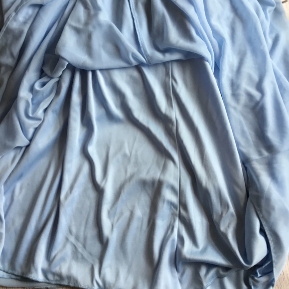 David’s Bridal - Mesh Long Dress Cross Back - Picture 10 of 13